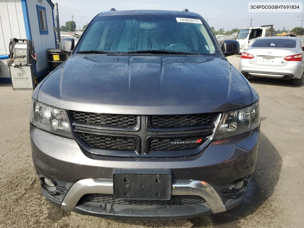 2017 Dodge Journey Crossroad VIN: 3C4PDCGG8HT691834 Lot: 74589474