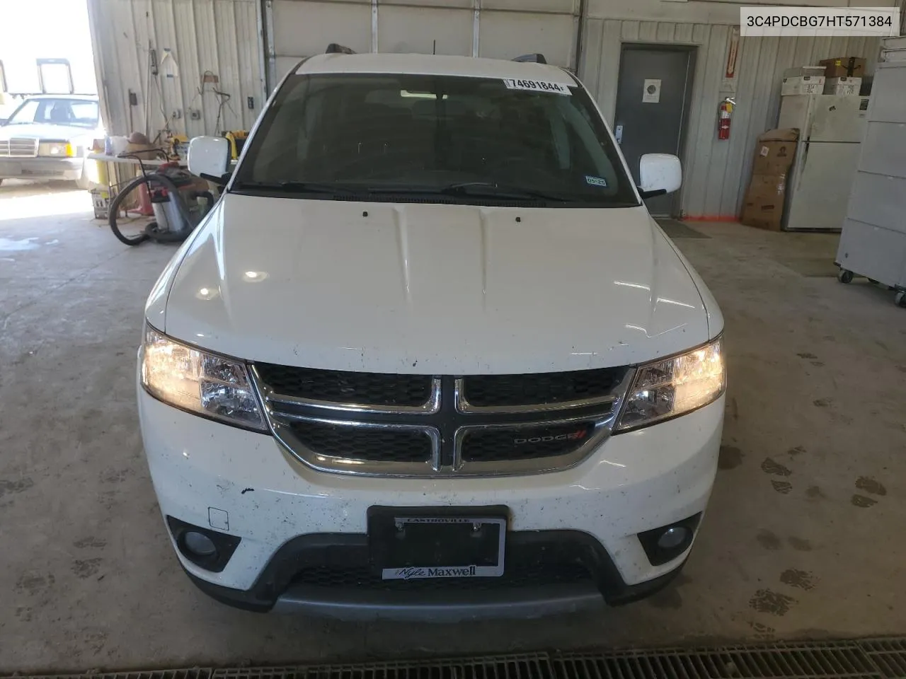 2017 Dodge Journey Sxt VIN: 3C4PDCBG7HT571384 Lot: 74691844