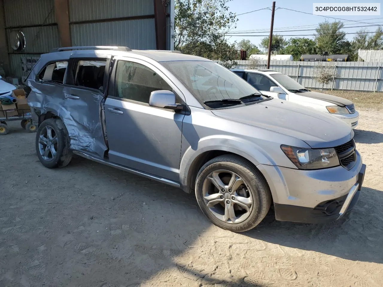 2017 Dodge Journey Crossroad VIN: 3C4PDCGG8HT532442 Lot: 74750574