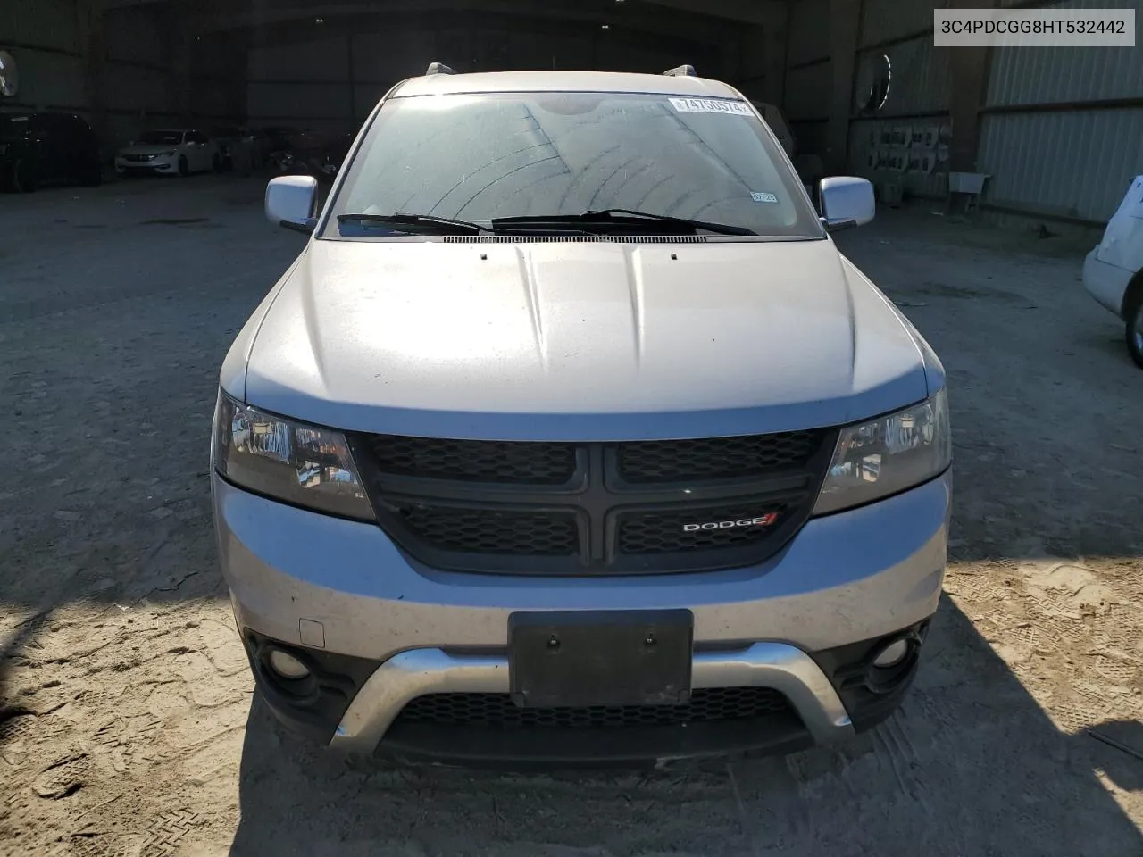 2017 Dodge Journey Crossroad VIN: 3C4PDCGG8HT532442 Lot: 74750574