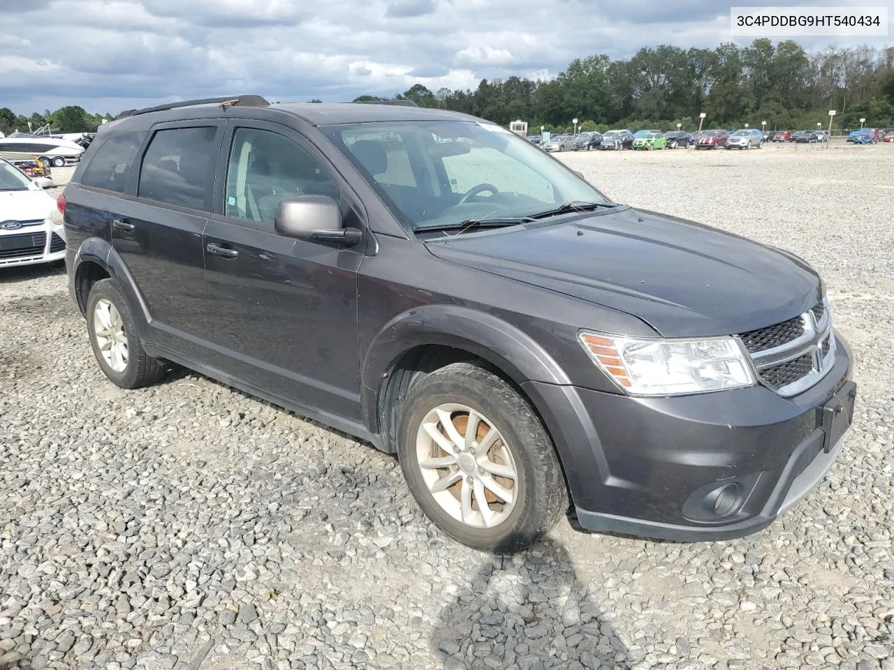 2017 Dodge Journey Sxt VIN: 3C4PDDBG9HT540434 Lot: 74837354