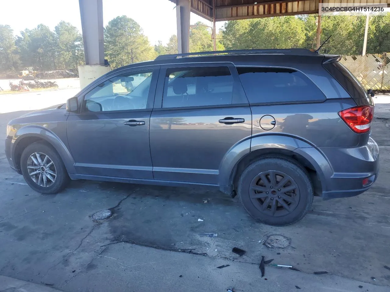 2017 Dodge Journey Sxt VIN: 3C4PDCBG4HT514236 Lot: 75019384