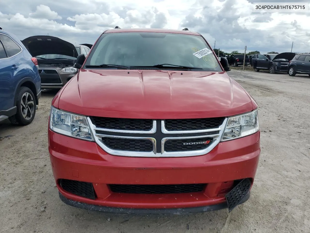 2017 Dodge Journey Se VIN: 3C4PDCAB1HT675715 Lot: 75092014