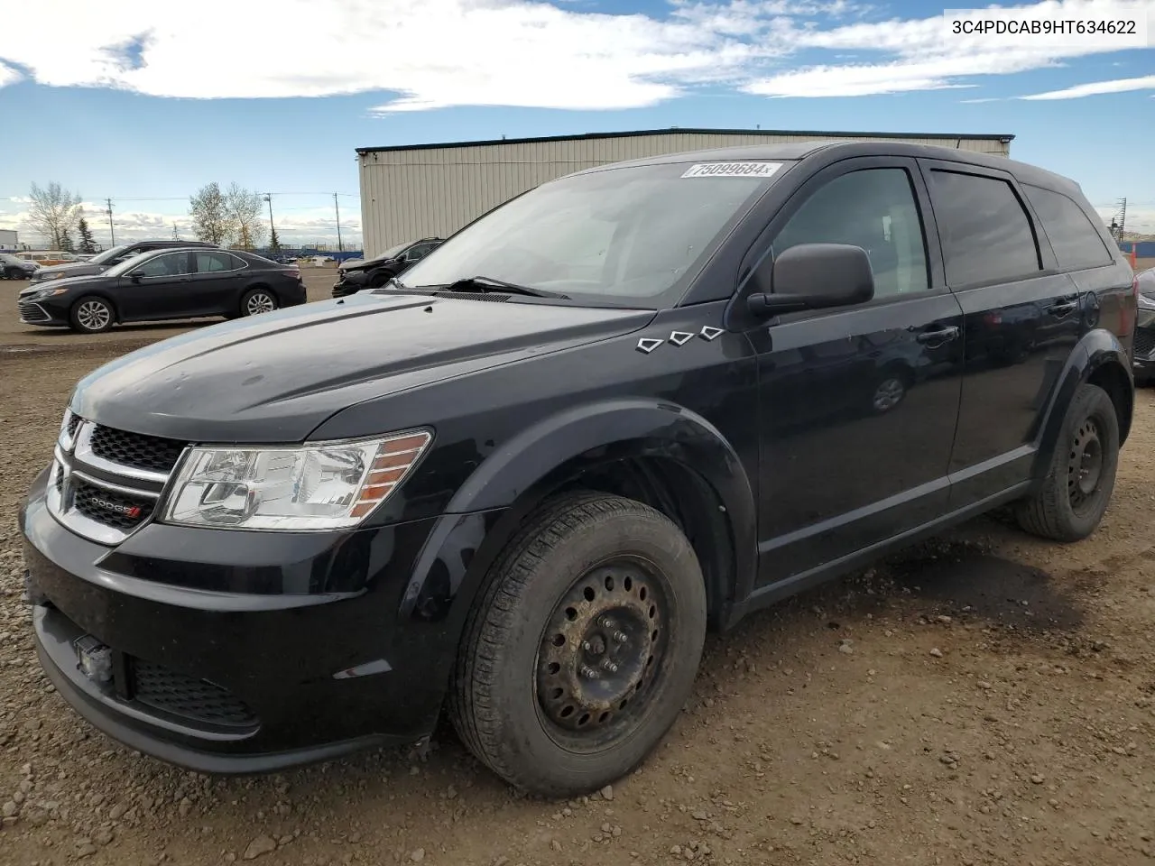 2017 Dodge Journey Se VIN: 3C4PDCAB9HT634622 Lot: 75099684