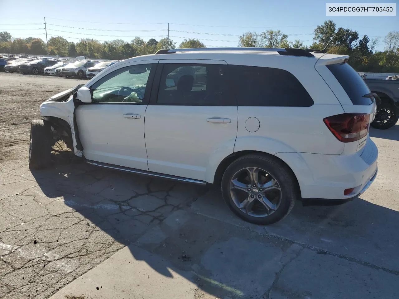 2017 Dodge Journey Crossroad VIN: 3C4PDCGG7HT705450 Lot: 75163834