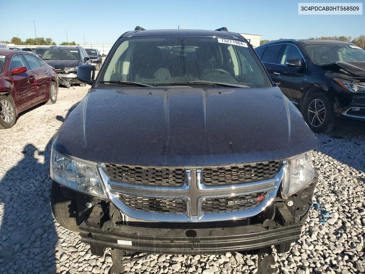 2017 Dodge Journey Se VIN: 3C4PDCAB0HT568509 Lot: 75271984