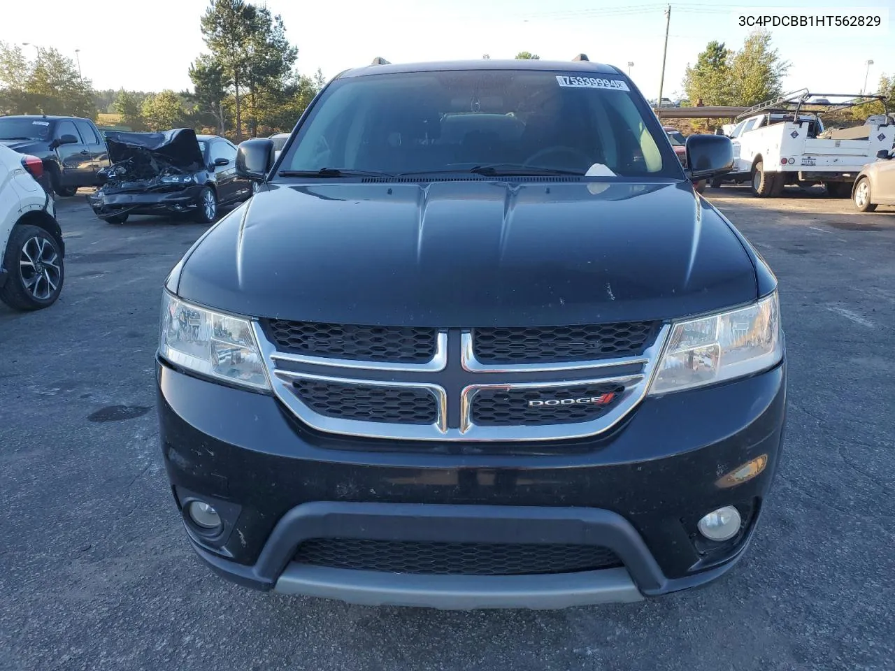 2017 Dodge Journey Sxt VIN: 3C4PDCBB1HT562829 Lot: 75339994