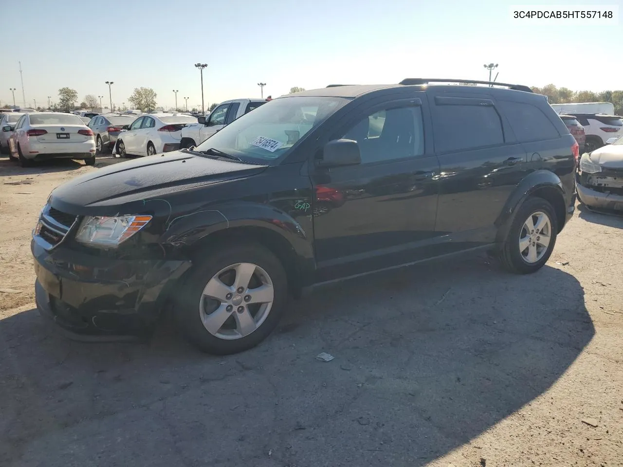 2017 Dodge Journey Se VIN: 3C4PDCAB5HT557148 Lot: 75416574