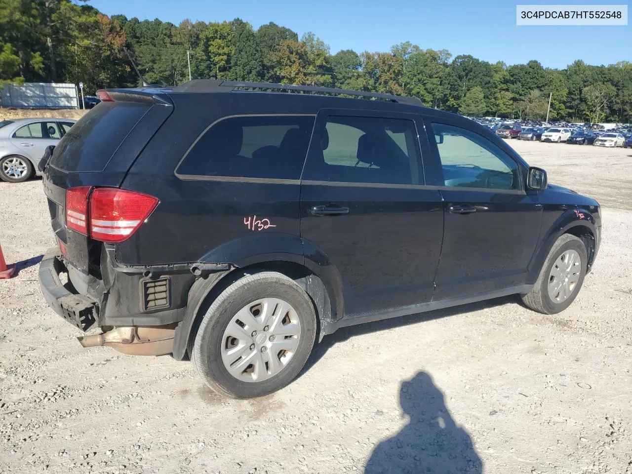 2017 Dodge Journey Se VIN: 3C4PDCAB7HT552548 Lot: 75429044