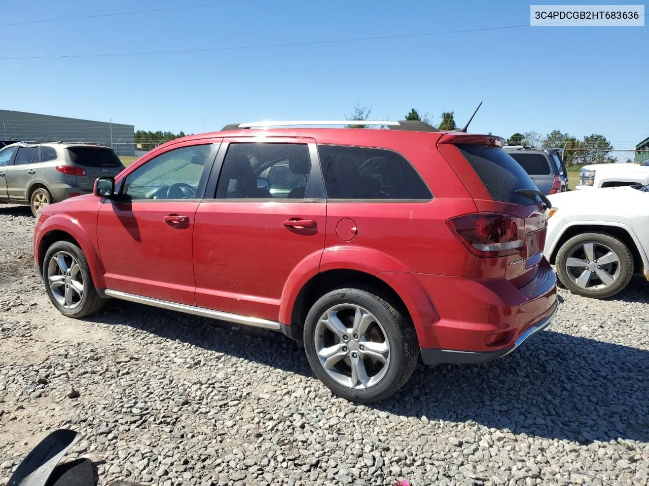 2017 Dodge Journey Crossroad VIN: 3C4PDCGB2HT683636 Lot: 75446924