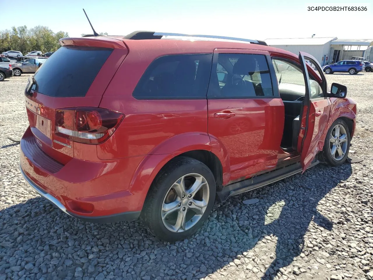 2017 Dodge Journey Crossroad VIN: 3C4PDCGB2HT683636 Lot: 75446924