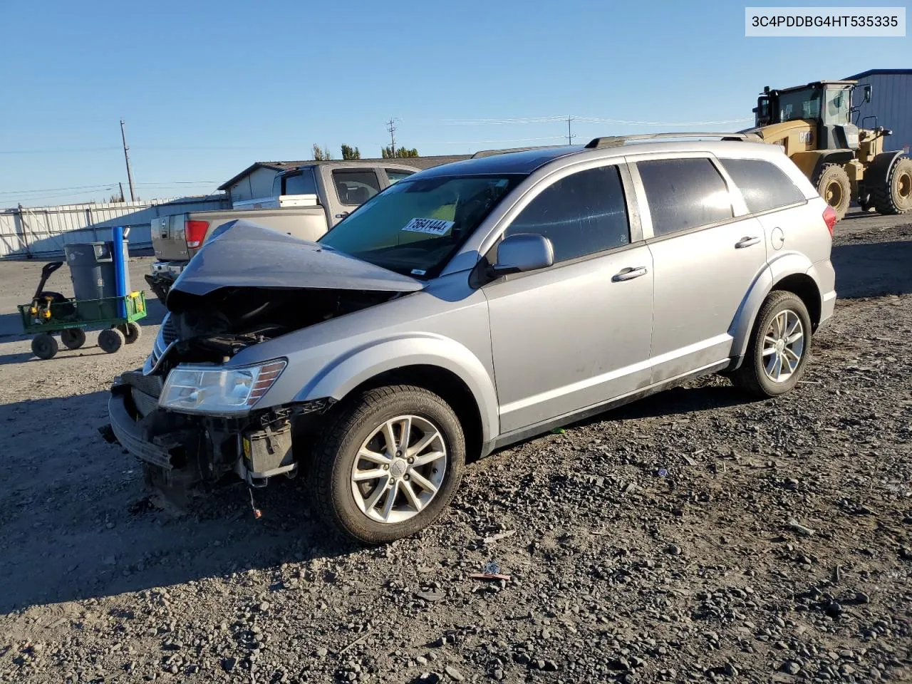 2017 Dodge Journey Sxt VIN: 3C4PDDBG4HT535335 Lot: 75641444