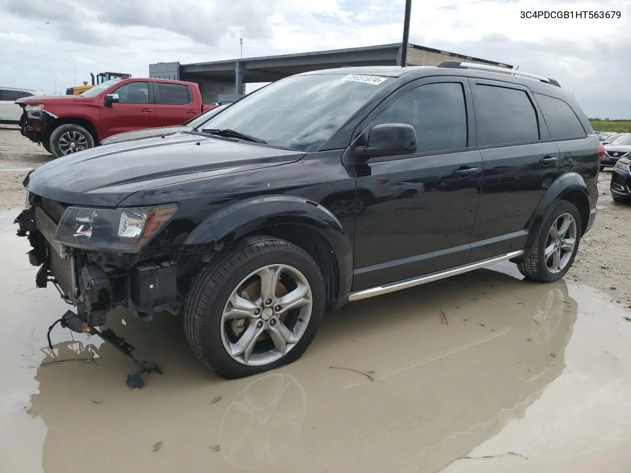 2017 Dodge Journey Crossroad VIN: 3C4PDCGB1HT563679 Lot: 75651974