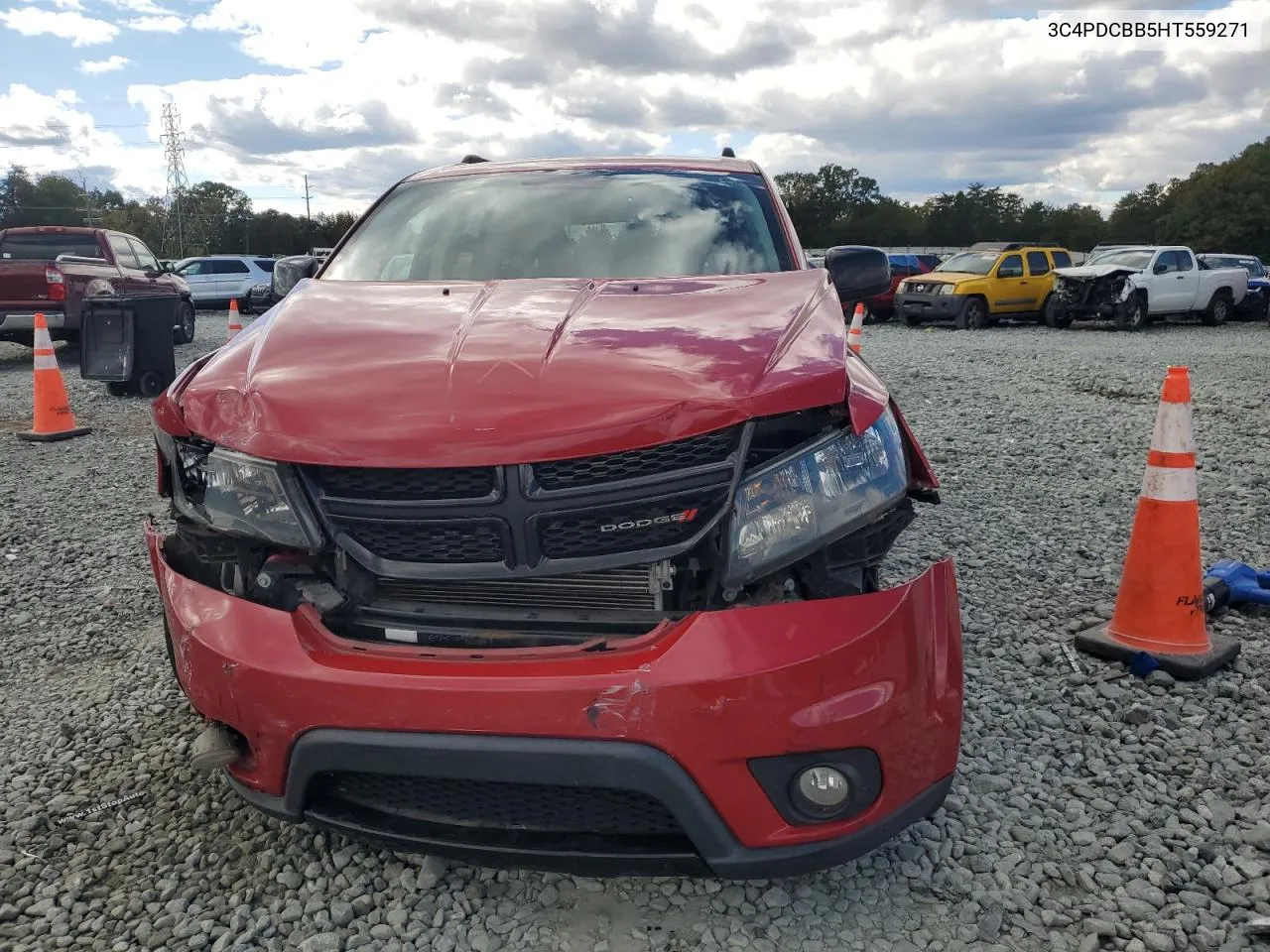 2017 Dodge Journey Sxt VIN: 3C4PDCBB5HT559271 Lot: 75713334