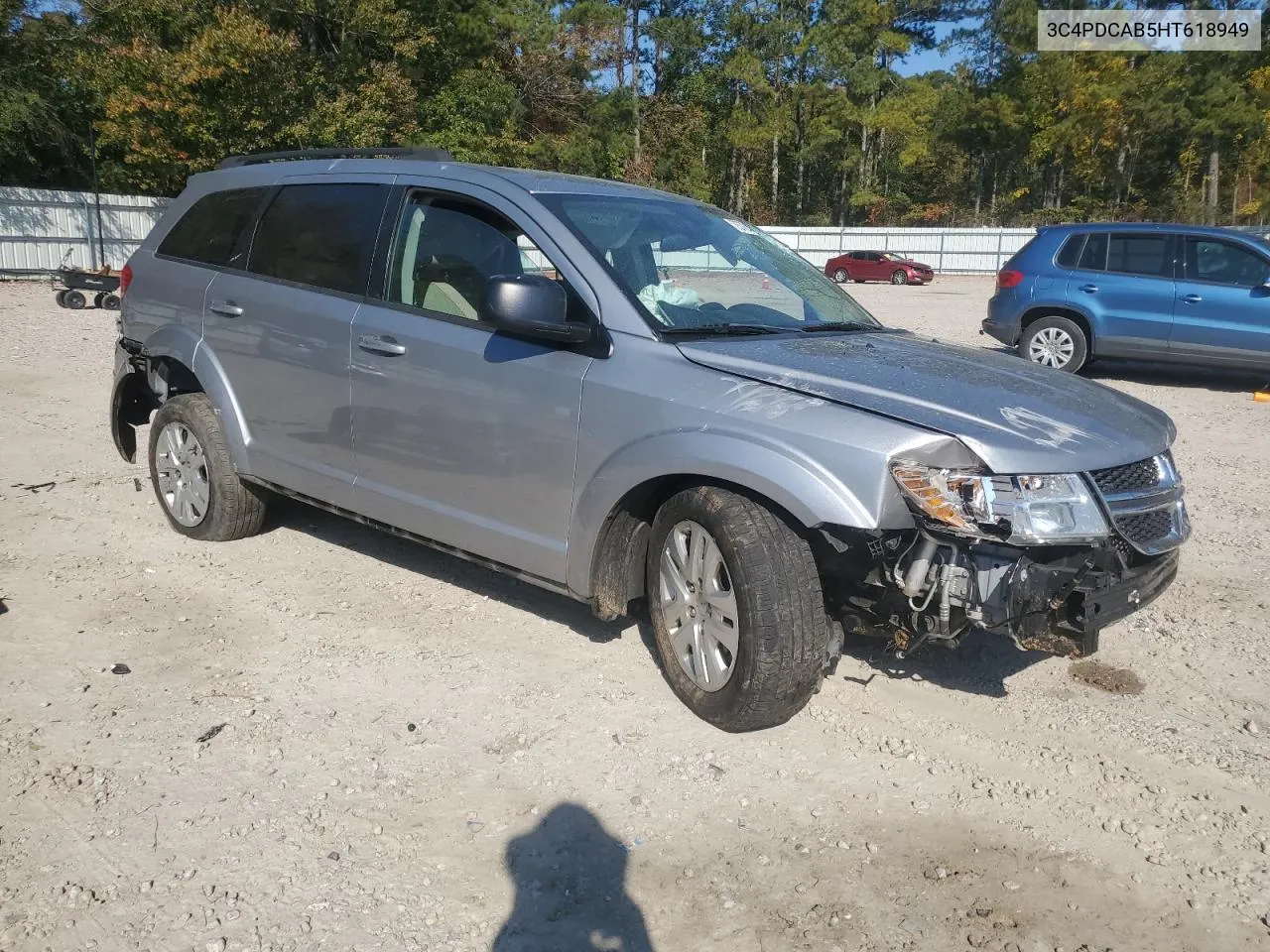 2017 Dodge Journey Se VIN: 3C4PDCAB5HT618949 Lot: 75724904