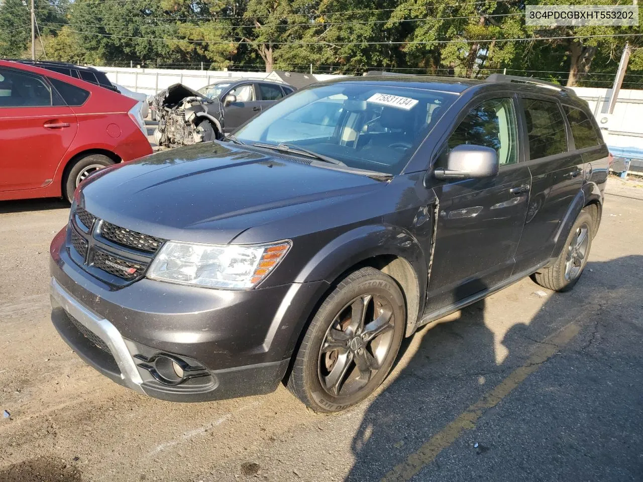 3C4PDCGBXHT553202 2017 Dodge Journey Crossroad