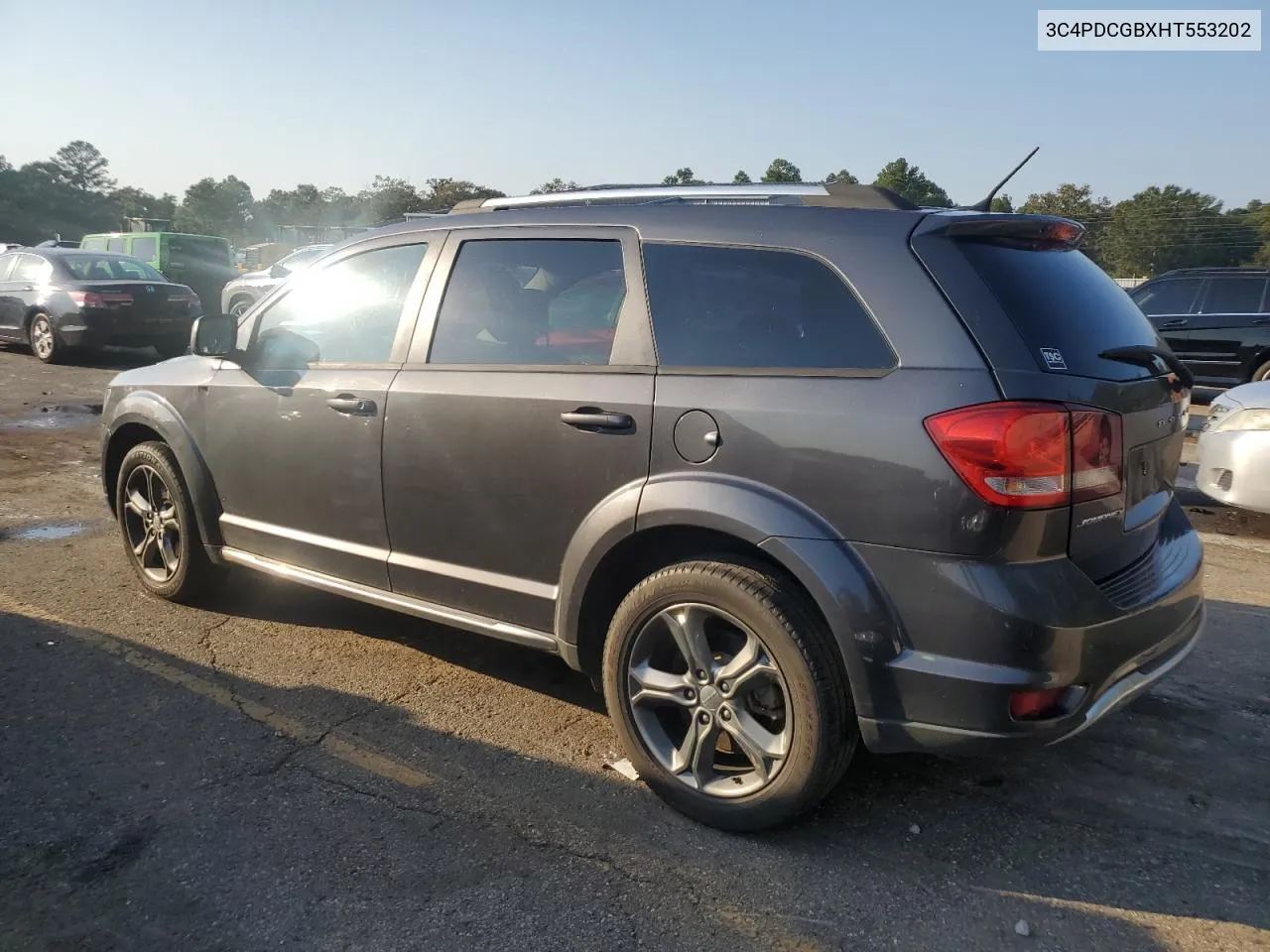 2017 Dodge Journey Crossroad VIN: 3C4PDCGBXHT553202 Lot: 75831134