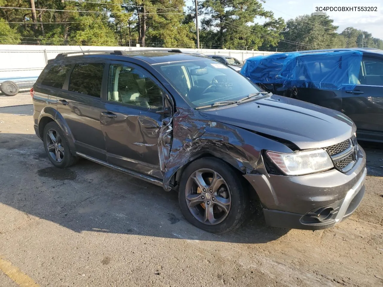 2017 Dodge Journey Crossroad VIN: 3C4PDCGBXHT553202 Lot: 75831134