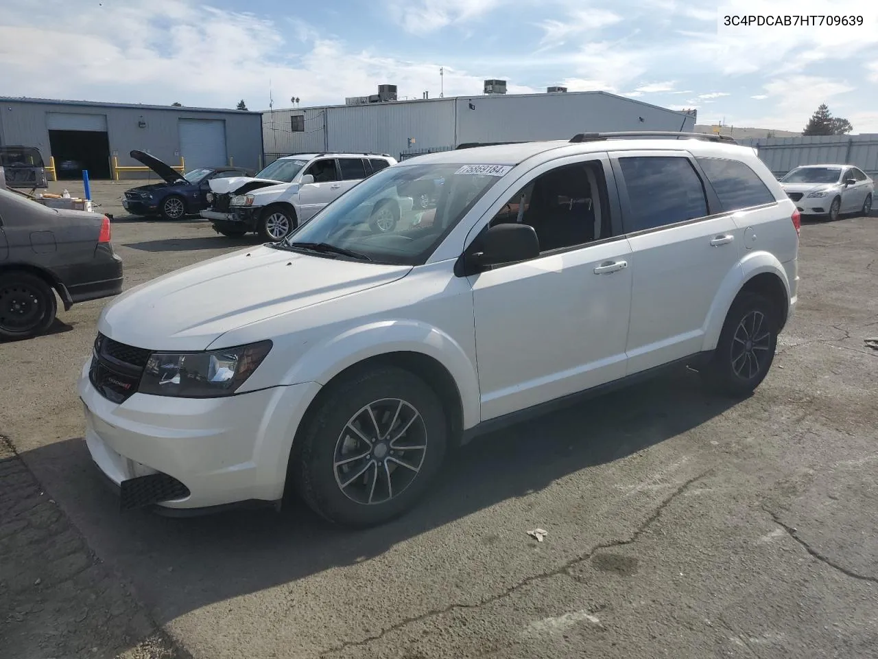 2017 Dodge Journey Se VIN: 3C4PDCAB7HT709639 Lot: 75869184