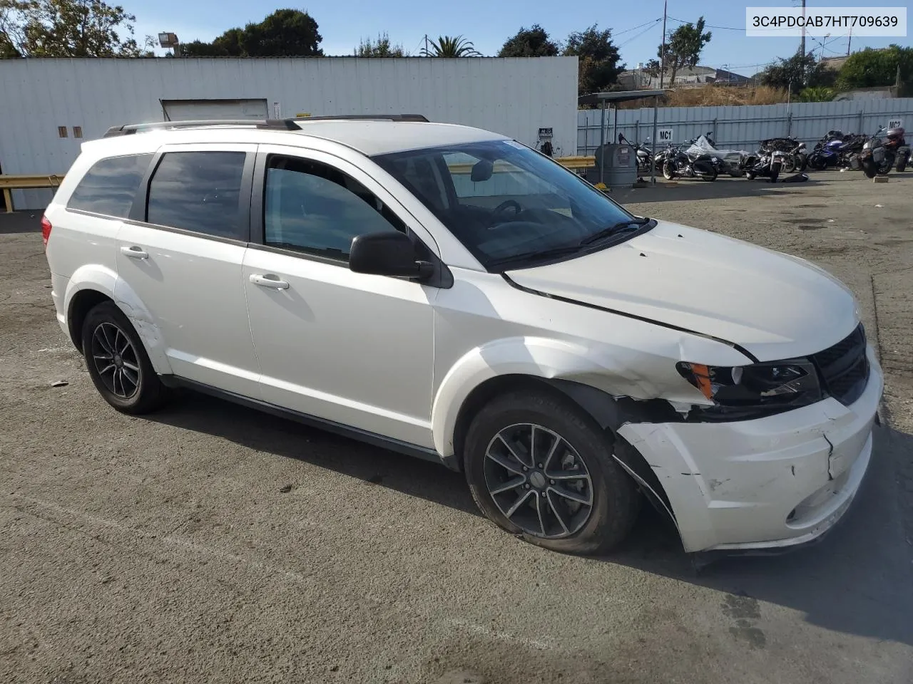 2017 Dodge Journey Se VIN: 3C4PDCAB7HT709639 Lot: 75869184