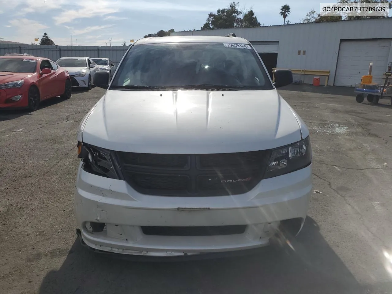 2017 Dodge Journey Se VIN: 3C4PDCAB7HT709639 Lot: 75869184