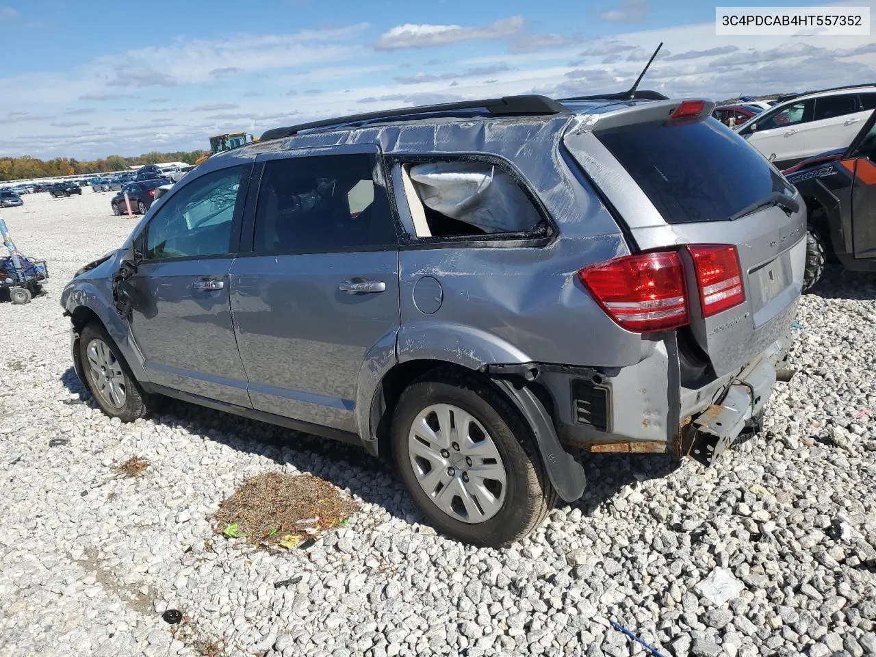 2017 Dodge Journey Se VIN: 3C4PDCAB4HT557352 Lot: 75880494