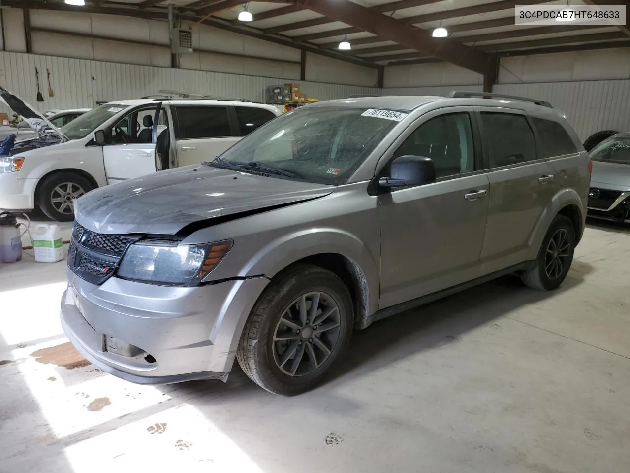 2017 Dodge Journey Se VIN: 3C4PDCAB7HT648633 Lot: 76119654