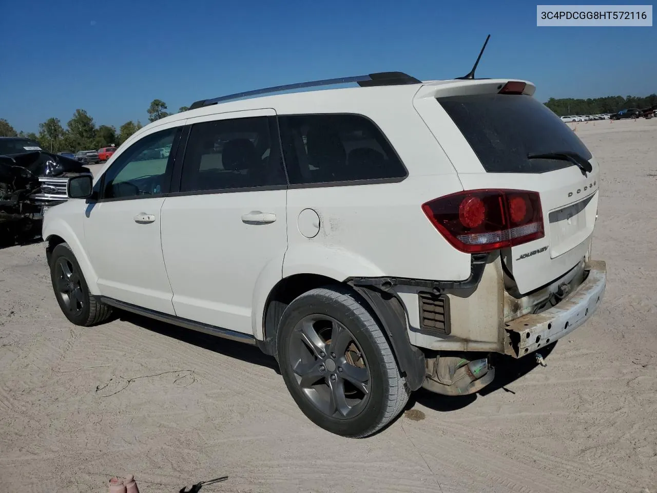 2017 Dodge Journey Crossroad VIN: 3C4PDCGG8HT572116 Lot: 76203744