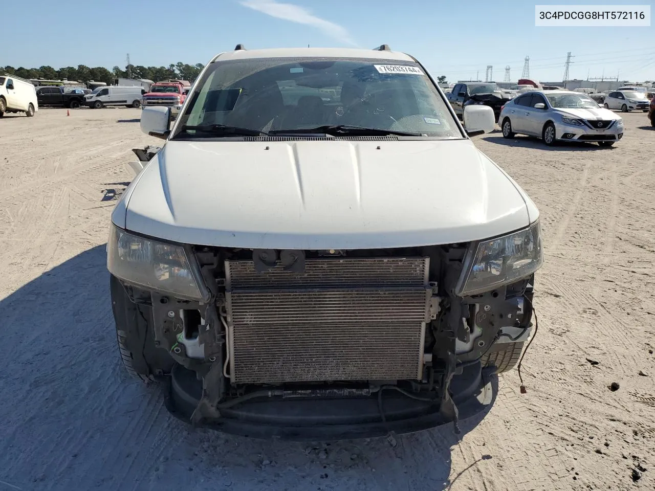 2017 Dodge Journey Crossroad VIN: 3C4PDCGG8HT572116 Lot: 76203744