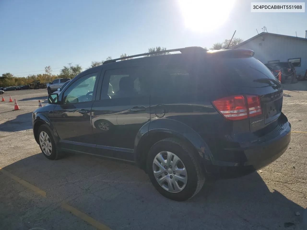 2017 Dodge Journey Se VIN: 3C4PDCAB8HT551988 Lot: 76208794