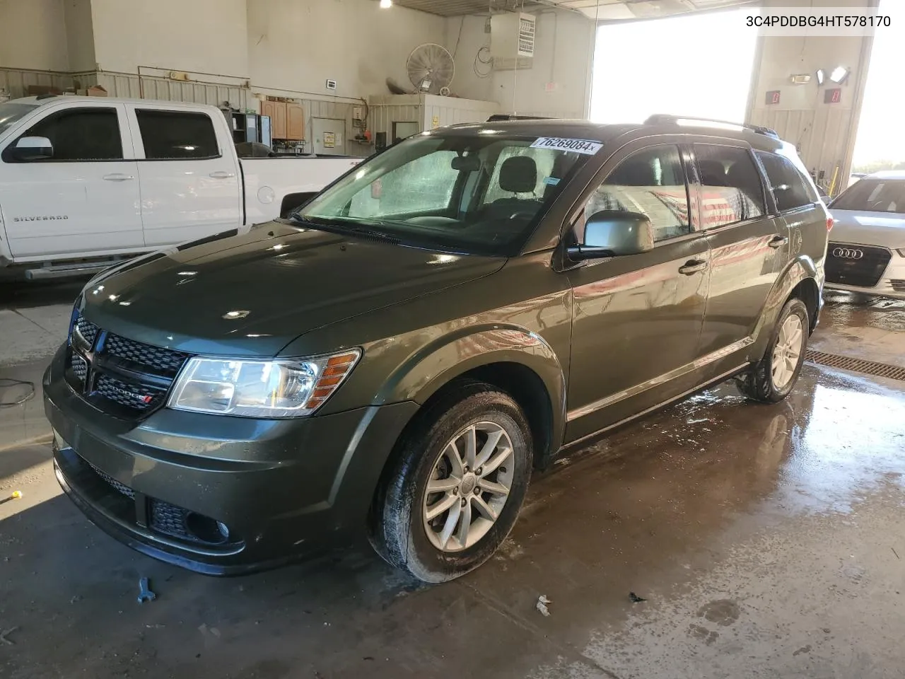 2017 Dodge Journey Sxt VIN: 3C4PDDBG4HT578170 Lot: 76269084