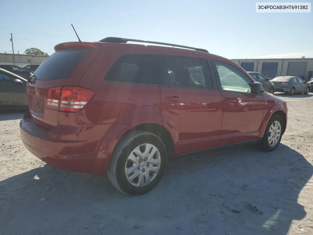 2017 Dodge Journey Se VIN: 3C4PDCAB3HT691382 Lot: 76384194