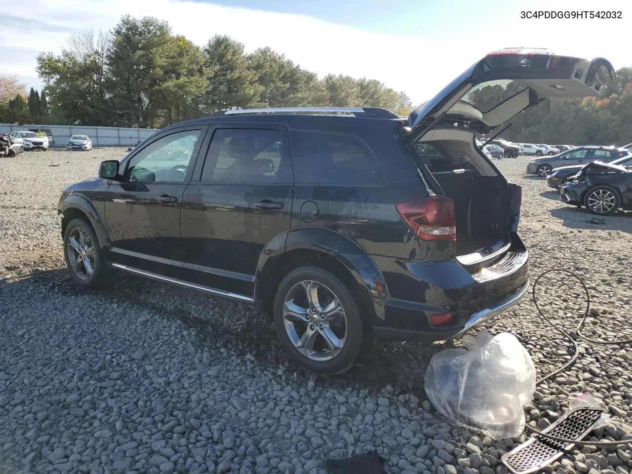 2017 Dodge Journey Crossroad VIN: 3C4PDDGG9HT542032 Lot: 76407554