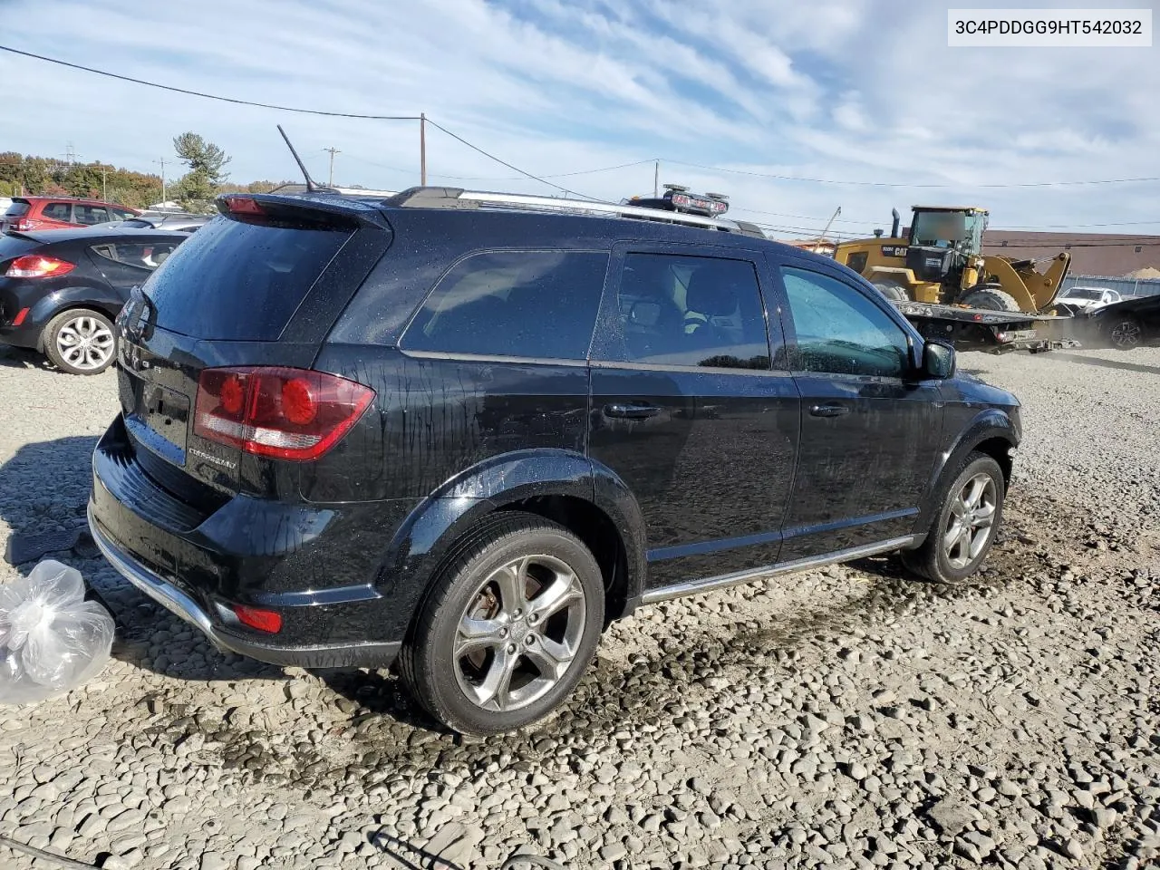 2017 Dodge Journey Crossroad VIN: 3C4PDDGG9HT542032 Lot: 76407554