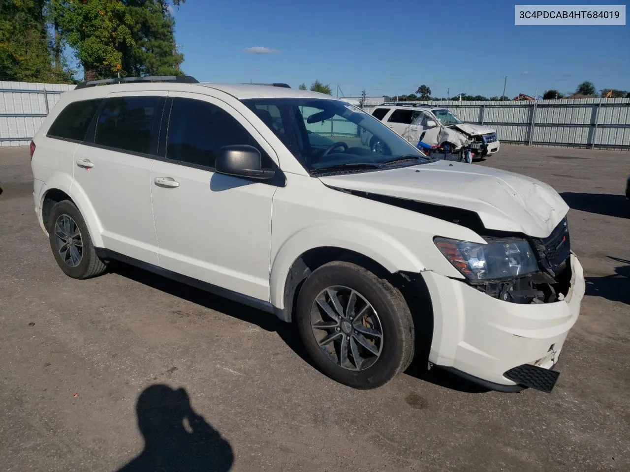 2017 Dodge Journey Se VIN: 3C4PDCAB4HT684019 Lot: 76446224