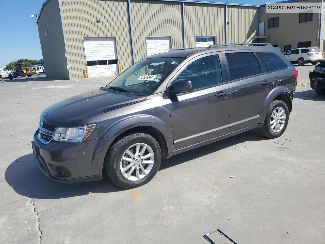 2017 Dodge Journey Sxt VIN: 3C4PDCBG1HT523119 Lot: 76589344