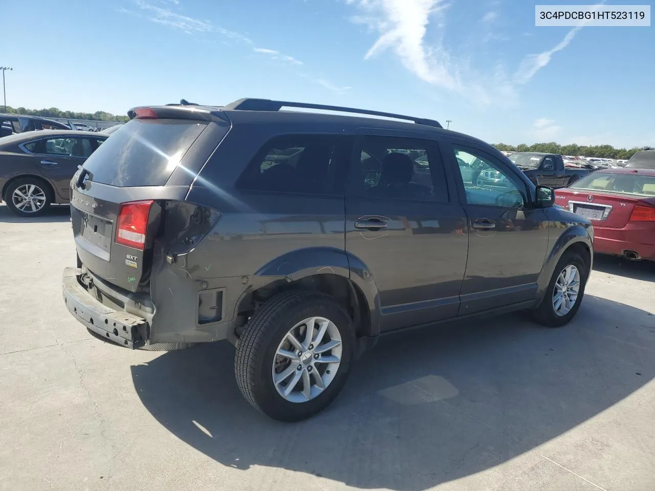 2017 Dodge Journey Sxt VIN: 3C4PDCBG1HT523119 Lot: 76589344