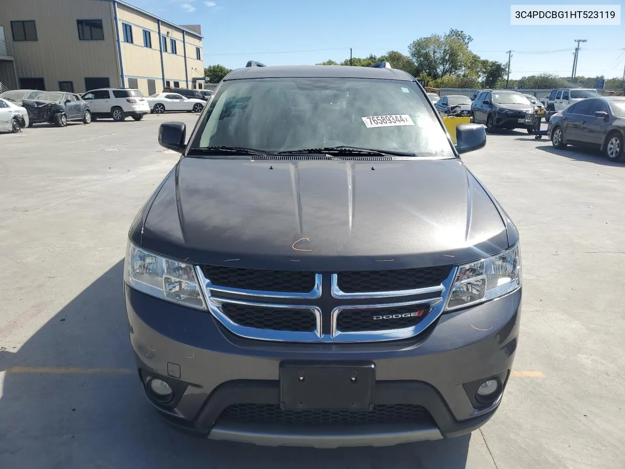 2017 Dodge Journey Sxt VIN: 3C4PDCBG1HT523119 Lot: 76589344