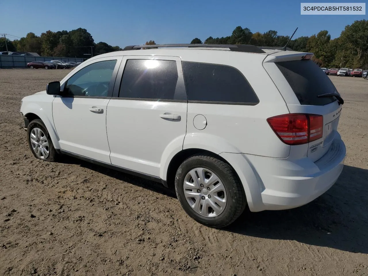 2017 Dodge Journey Se VIN: 3C4PDCAB5HT581532 Lot: 77165654