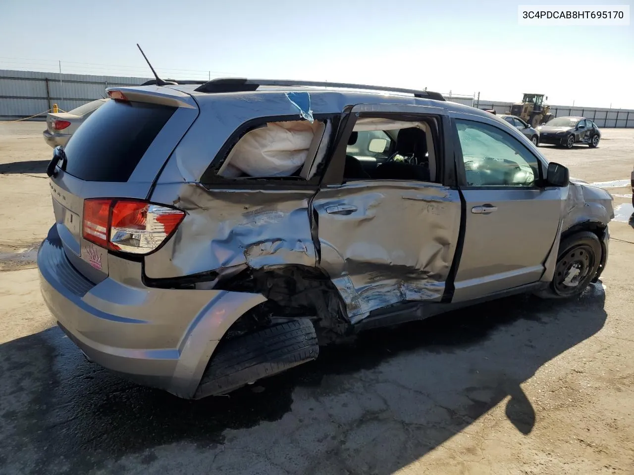 2017 Dodge Journey Se VIN: 3C4PDCAB8HT695170 Lot: 77226924