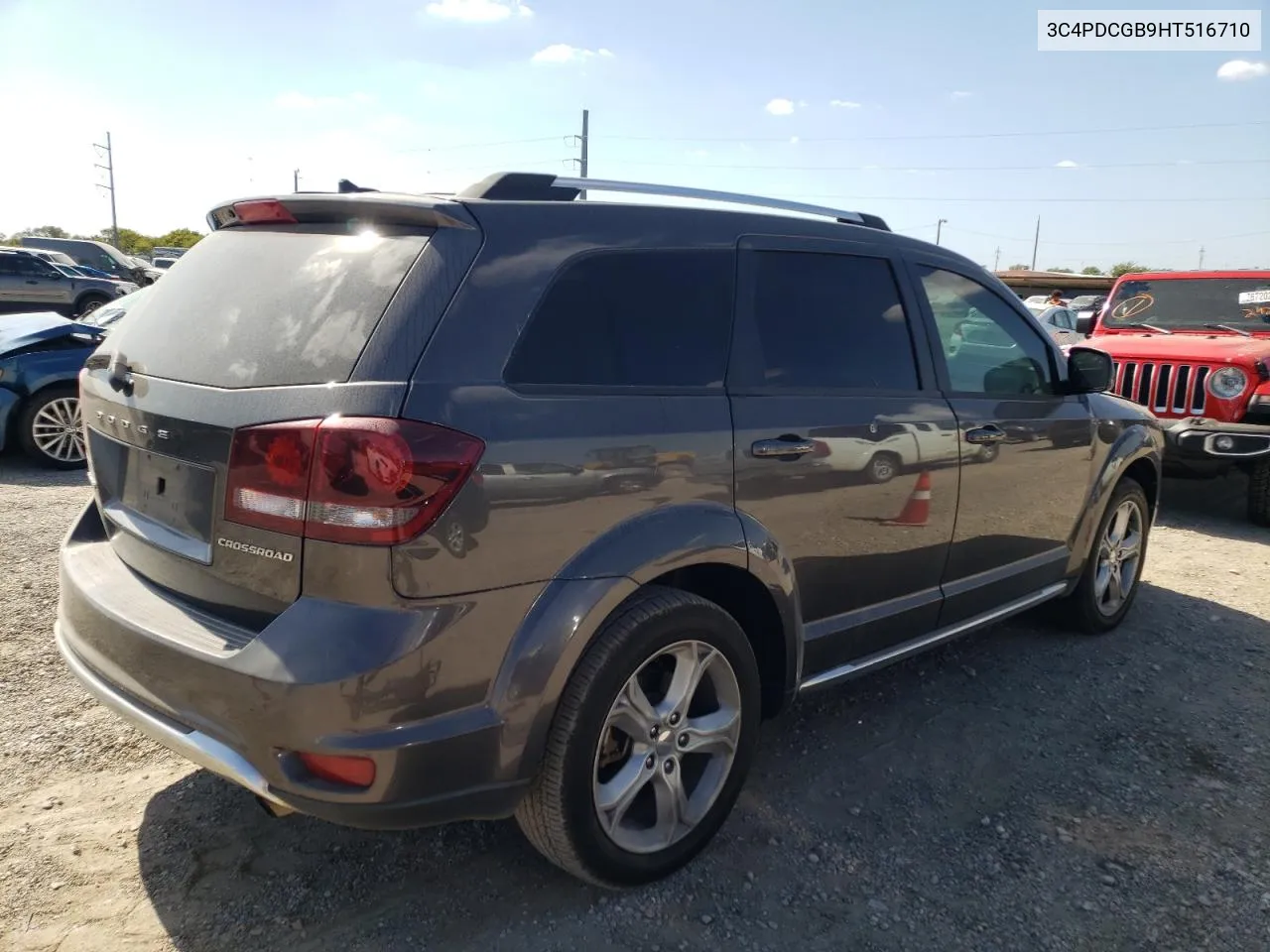 2017 Dodge Journey Crossroad VIN: 3C4PDCGB9HT516710 Lot: 77402474