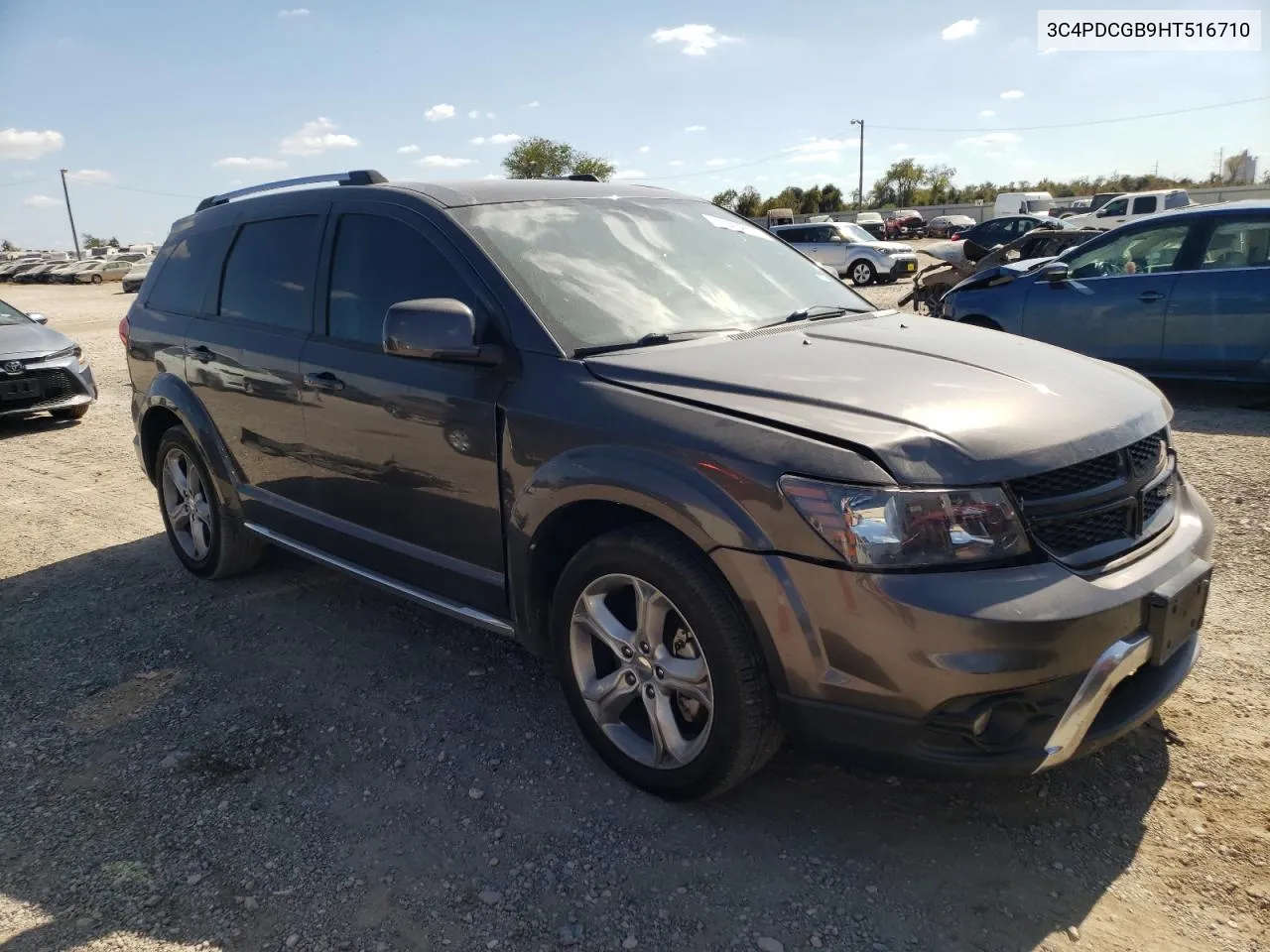 2017 Dodge Journey Crossroad VIN: 3C4PDCGB9HT516710 Lot: 77402474