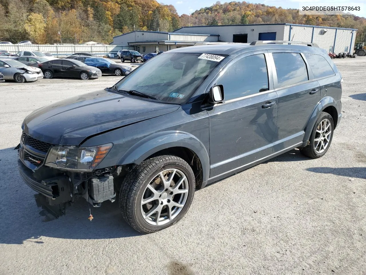 3C4PDDEG5HT578643 2017 Dodge Journey Gt