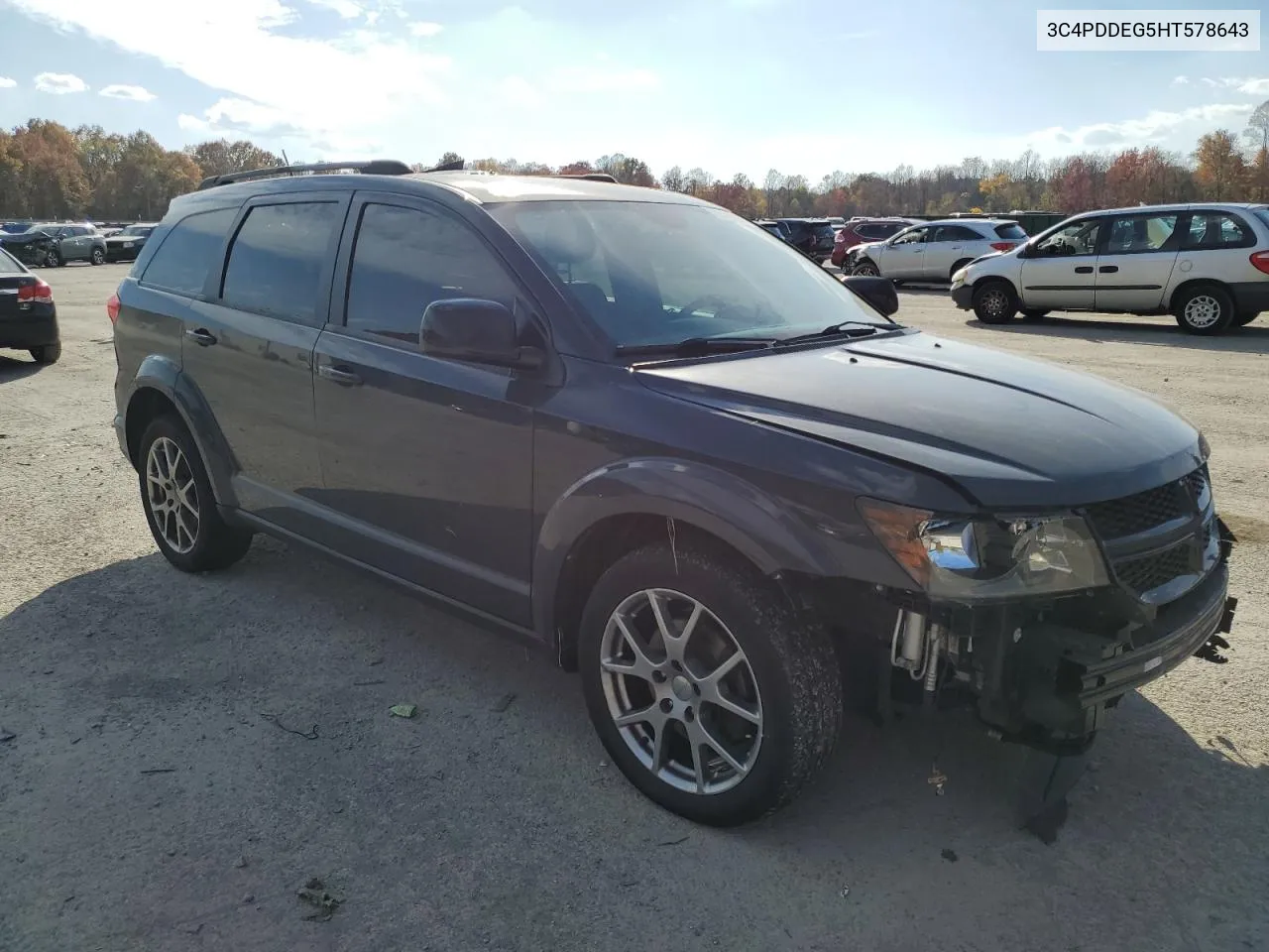 2017 Dodge Journey Gt VIN: 3C4PDDEG5HT578643 Lot: 77438094