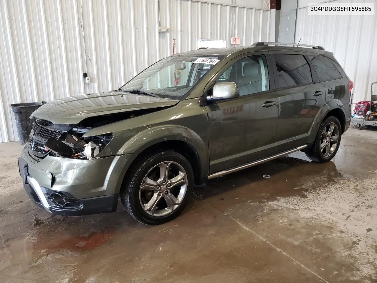 2017 Dodge Journey Crossroad VIN: 3C4PDDGG8HT595885 Lot: 77806994