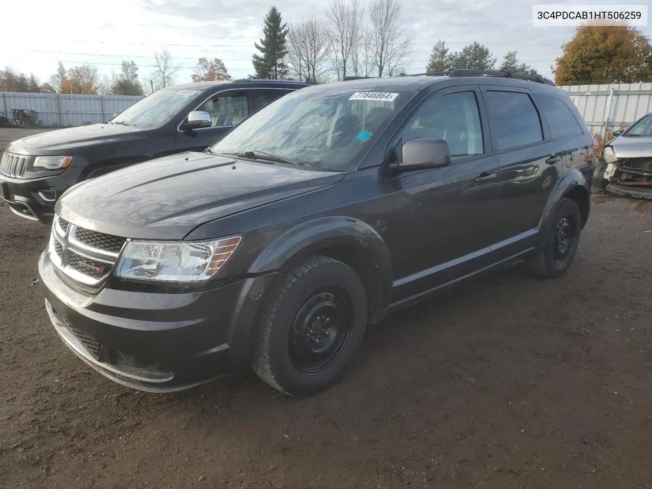 2017 Dodge Journey Se VIN: 3C4PDCAB1HT506259 Lot: 77846864