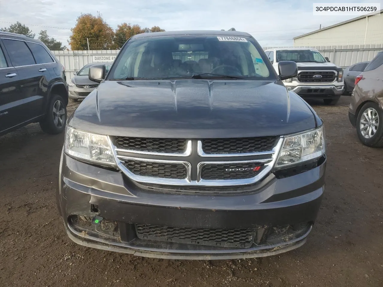 2017 Dodge Journey Se VIN: 3C4PDCAB1HT506259 Lot: 77846864