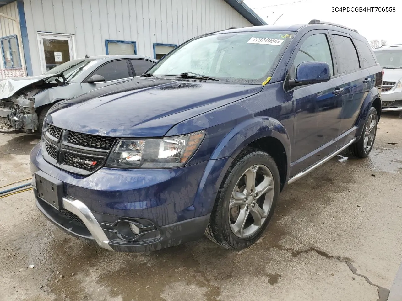 2017 Dodge Journey Crossroad VIN: 3C4PDCGB4HT706558 Lot: 77974664