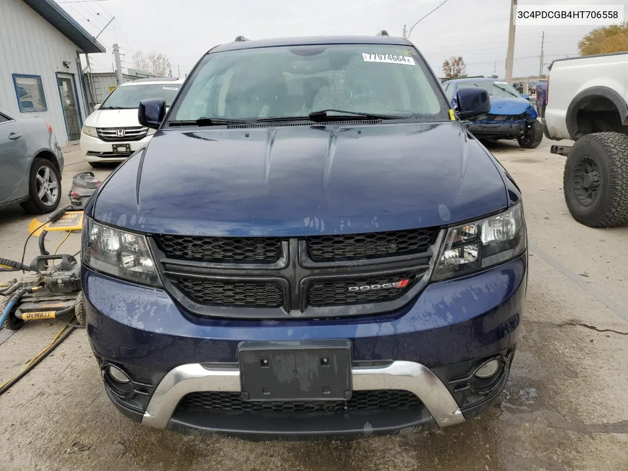 2017 Dodge Journey Crossroad VIN: 3C4PDCGB4HT706558 Lot: 77974664