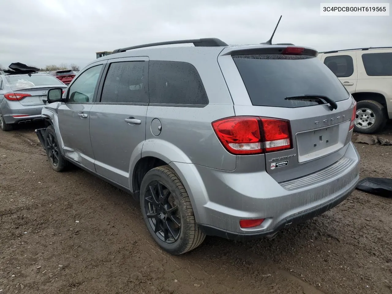 2017 Dodge Journey Sxt VIN: 3C4PDCBG0HT619565 Lot: 78069864